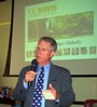 Robert A. Kerr, Assistant Vice Provost for International Alumni and Development, at UCD presented the program on the University's programs and efforts internationally